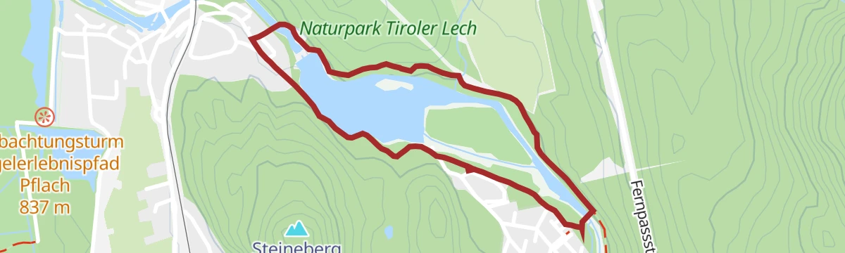 Route map: Rund um den Hüttenmühlsee | Barrierefrei